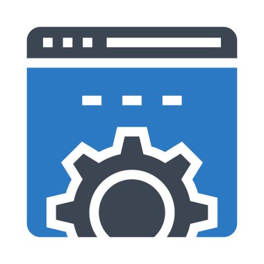 ayar vektör Glifler renk simgesi