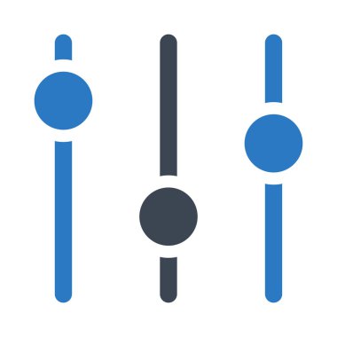 ayar vektör Glifler renk simgesi