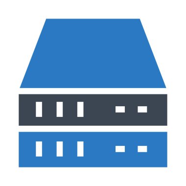 veritabanı vektör Glifler renk simgesi