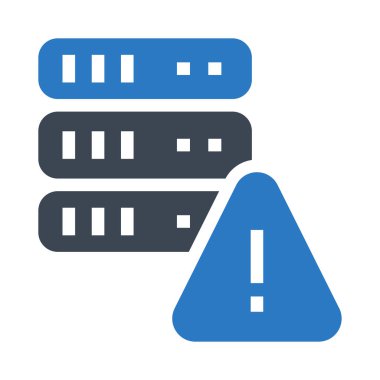 ünlem işareti vektör Glifler renk simgesi