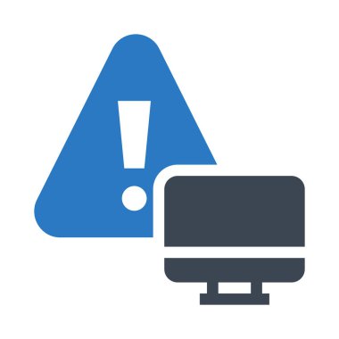 hata vektör Glifler renk simgesi