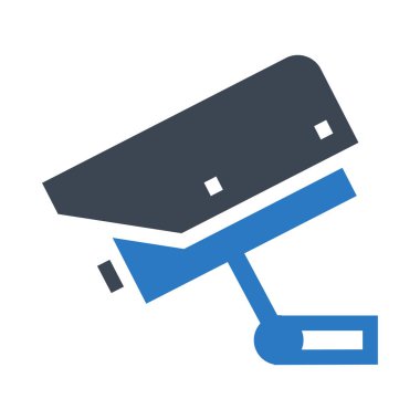 video vektör Glifler renk simgesi