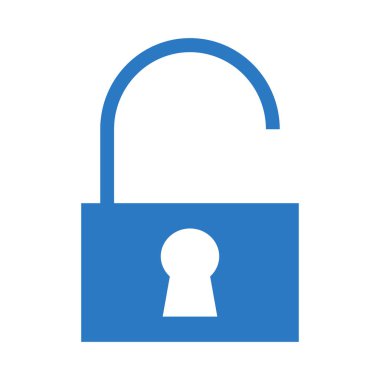 Güvenlik vektör Glifler renk simgesi