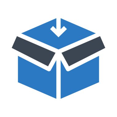 paket vektör Glifler renk simgesi