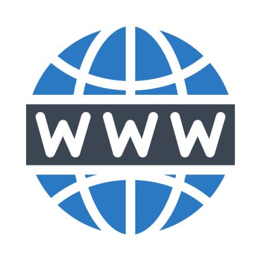 Dünya vektör çift renk simgesi