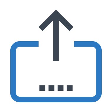 ok vektör çift renk simgesi