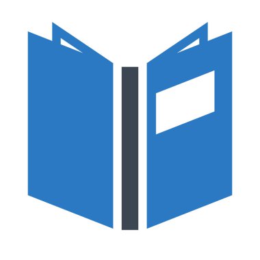 vektör çift renk simgesini açın.