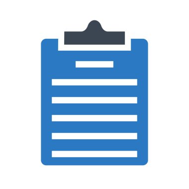 Belge vektör çift renk simgesi