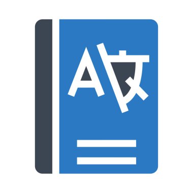 Eğitim vektör çift renk simgesi