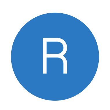 yasal vektör çift renk simgesi