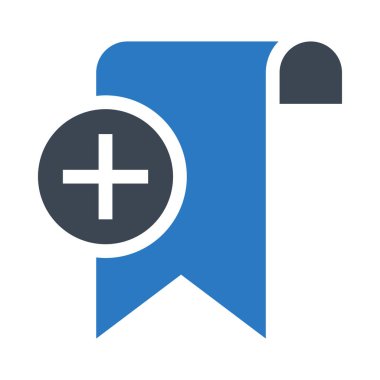 yer işareti vektör çift renk simge ekleme