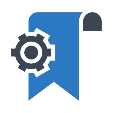 yer imi ayarı vektör çift renk simgesi