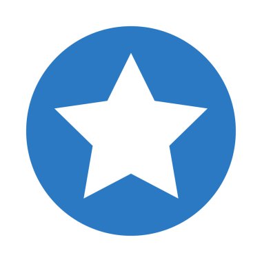 vektör yıldız çift renk simgesi