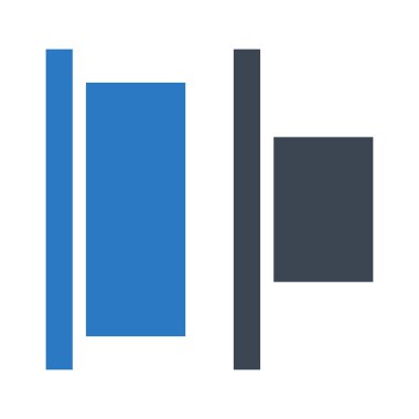 Biçim vektör çift renk simgesinin