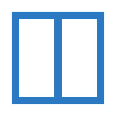 tasarım vektör çift renk simgesi