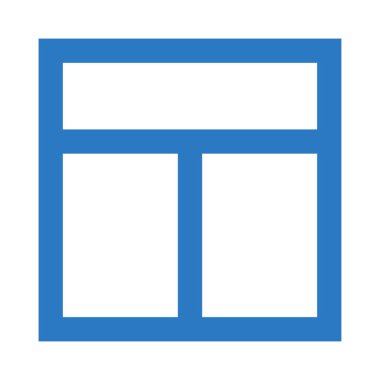 Biçim vektör çift renk simgesinin