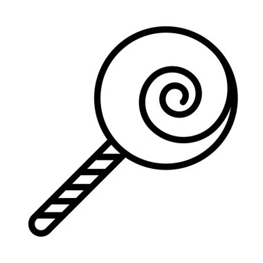 toffee vektör ince çizgi simgesi