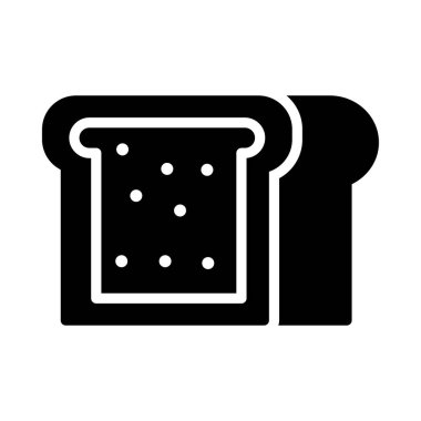 fırın vektör kabartması düz simge 