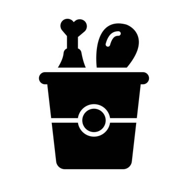 tavuk vektörü simgesi düz simgesi 