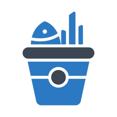 kova vektör renk simgesi