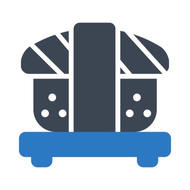 yemek vektörü renk simgesi