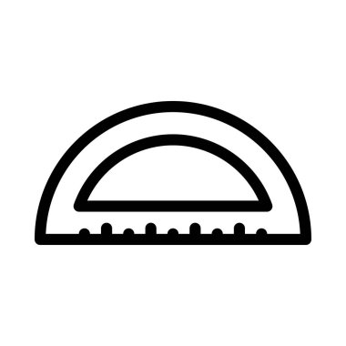 İletici vektör ince çizgi simgesi