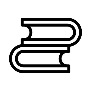 eğitim vektörü ince çizgi simgesi