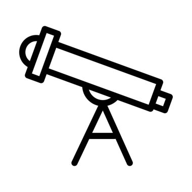 kapsam vektörü ince çizgi simgesi