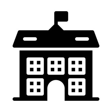 kolaj vektörü düz simgesi