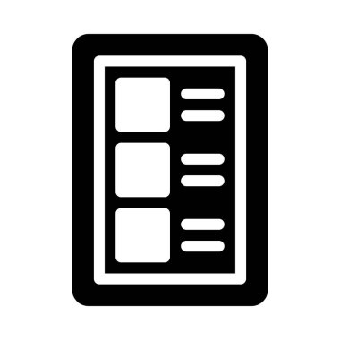 Soru vektörü düz simgesi