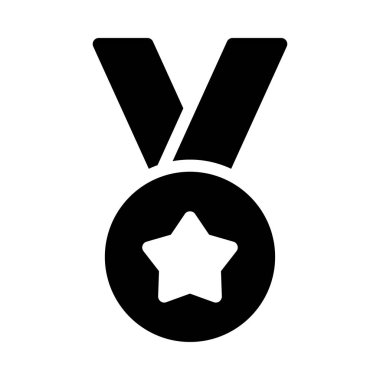 Rozet vektör düz simgesi