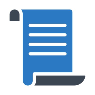 kağıt vektör renk simgesi