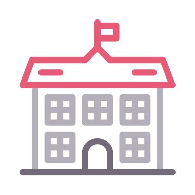 kolaj vektör renk çizgisi simgesi