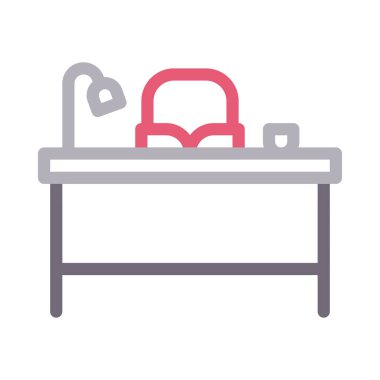 tablo vektör renk çizgisi simgesi