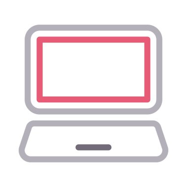 bilgisayar vektörü renk çizgisi simgesi