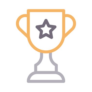 ödül vektör renk çizgisi simgesi