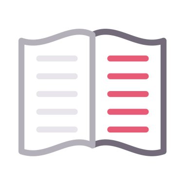 vektör renk çizgisi simgesini aç