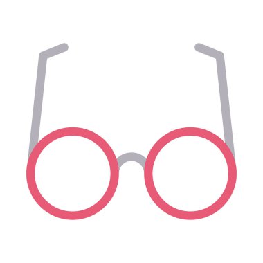 göz giysisi vektör renk çizgisi simgesi