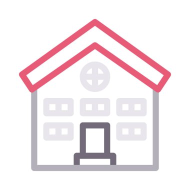 kolej vektör renk çizgisi simgesi