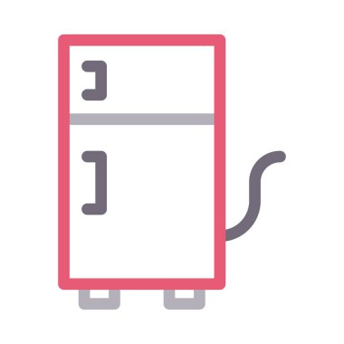 dondurucu vektör renk çizgisi simgesi