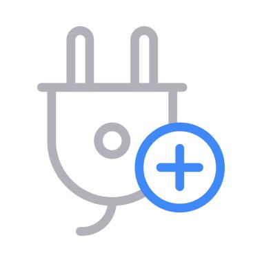 vektör renk çizgisi simgesi ekle