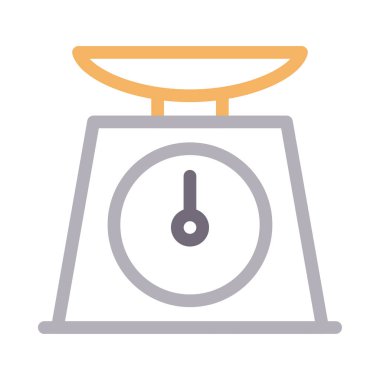 makine vektör renk çizgisi simgesi