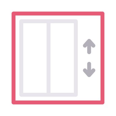 vektör renk çizgisi simgesini kaldır