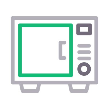 oven vector colour line icon