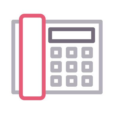 Sabit hat vektör renk çizgisi simgesi