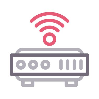 sinyal vektör renk çizgisi simgesi