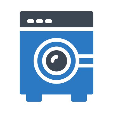 makine vektör renk simgesi 