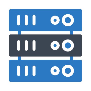 depolama vektörü renk simgesi 