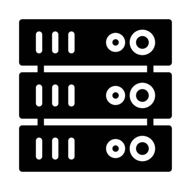 depolama sembolü düz simgesi 