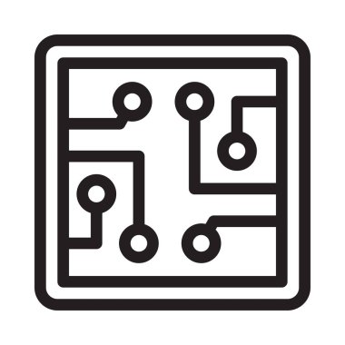 yapay vektör ince çizgi simgesi 